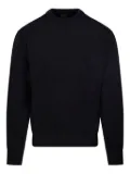 C.P. Company logo-embroidered crew-neck sweatshirt - Black