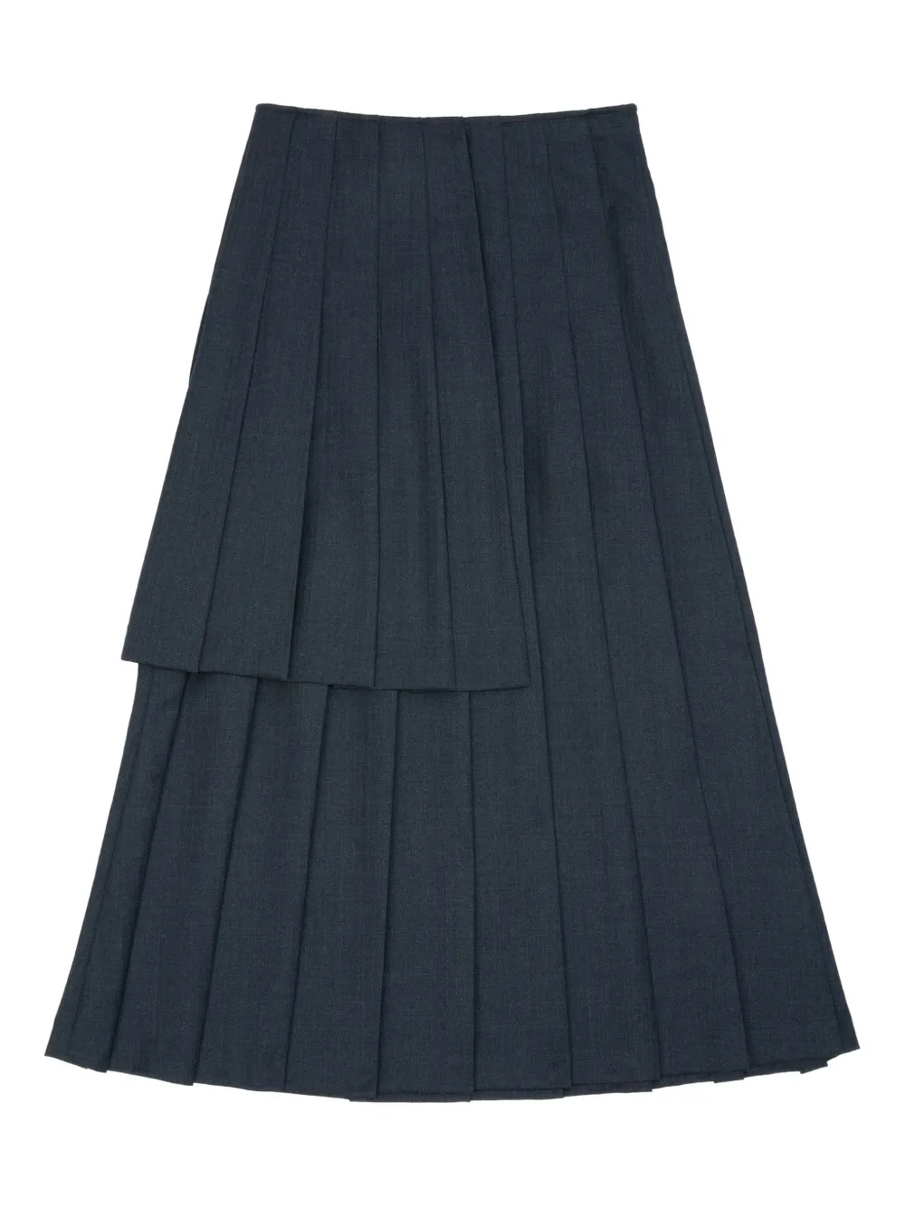 Ader Error Bk Tag Midi Skirt In Black