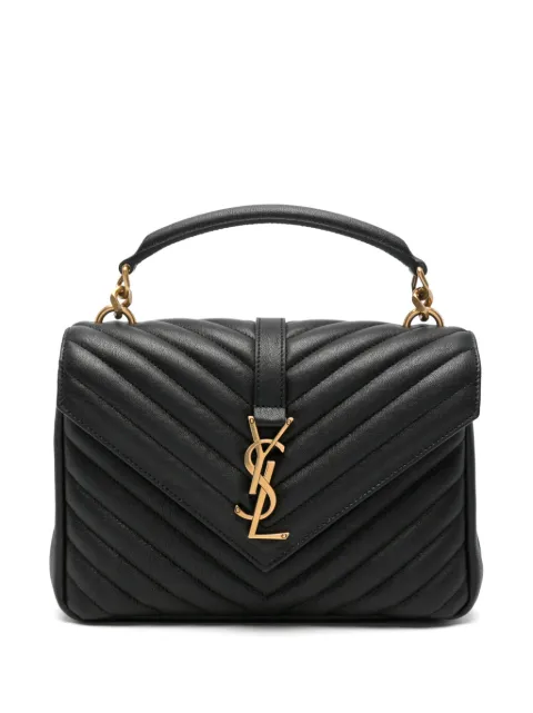 Saint Laurent Bolsa de ombro College matelassê de couro