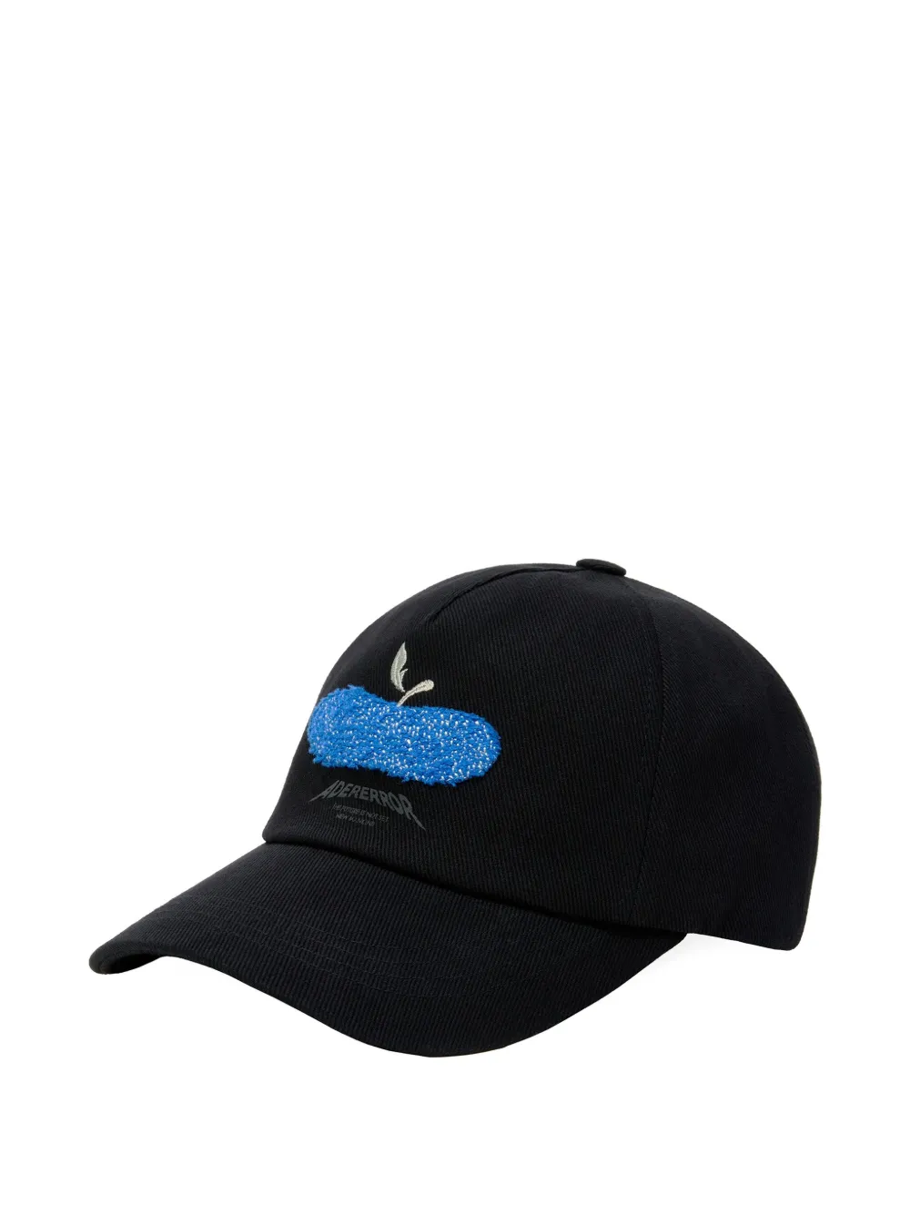 Ader Error Logo Embroidery Baseball Cap In Black