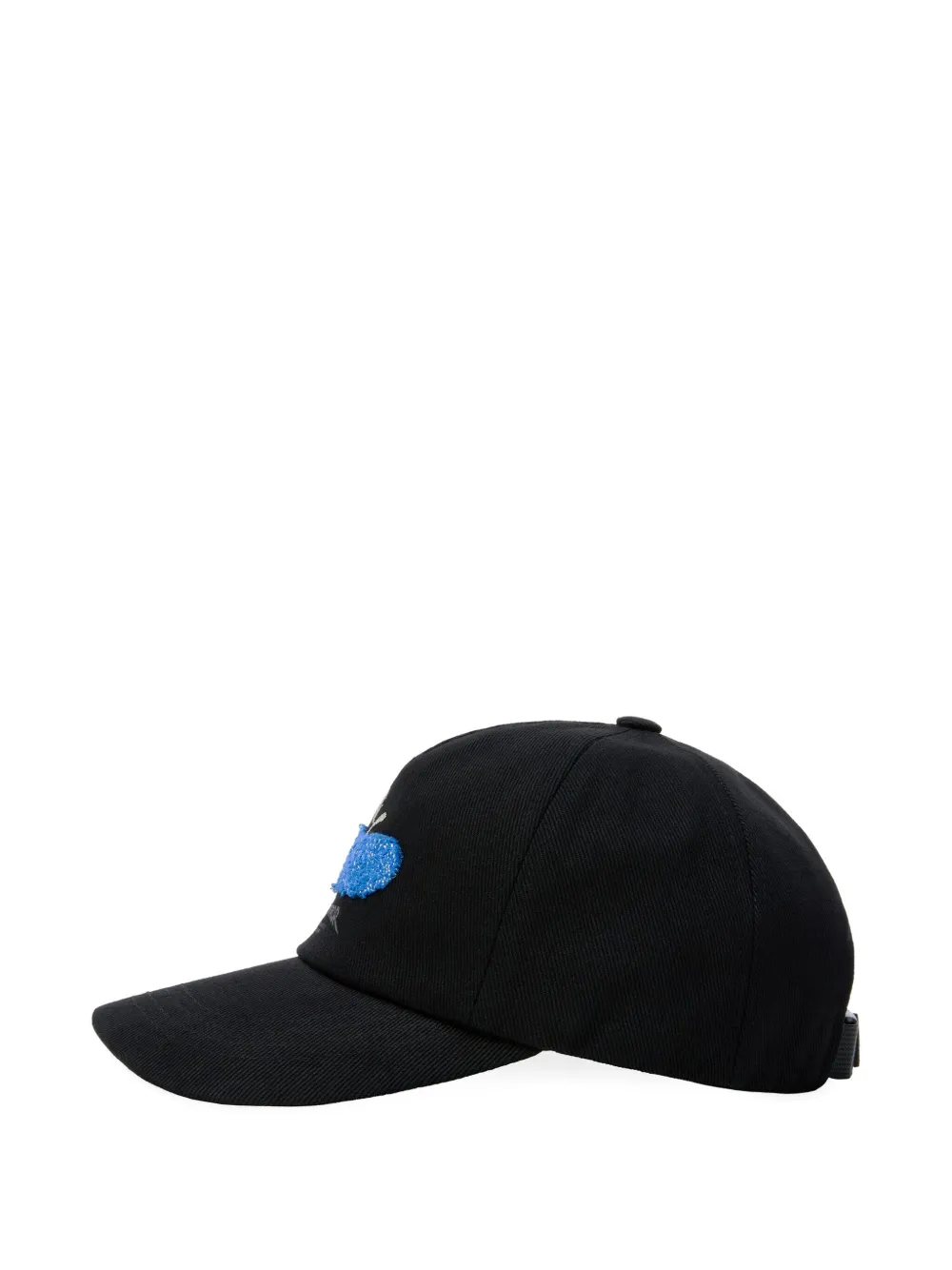 Ader Error Logo Embroidery Baseball Cap In Black
