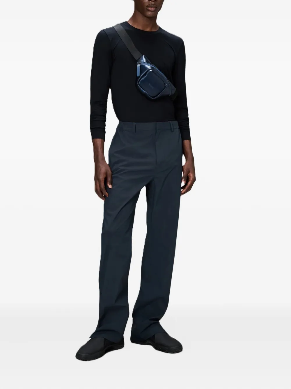 Rains Suva Zip-ankle Trousers In Animal Print
