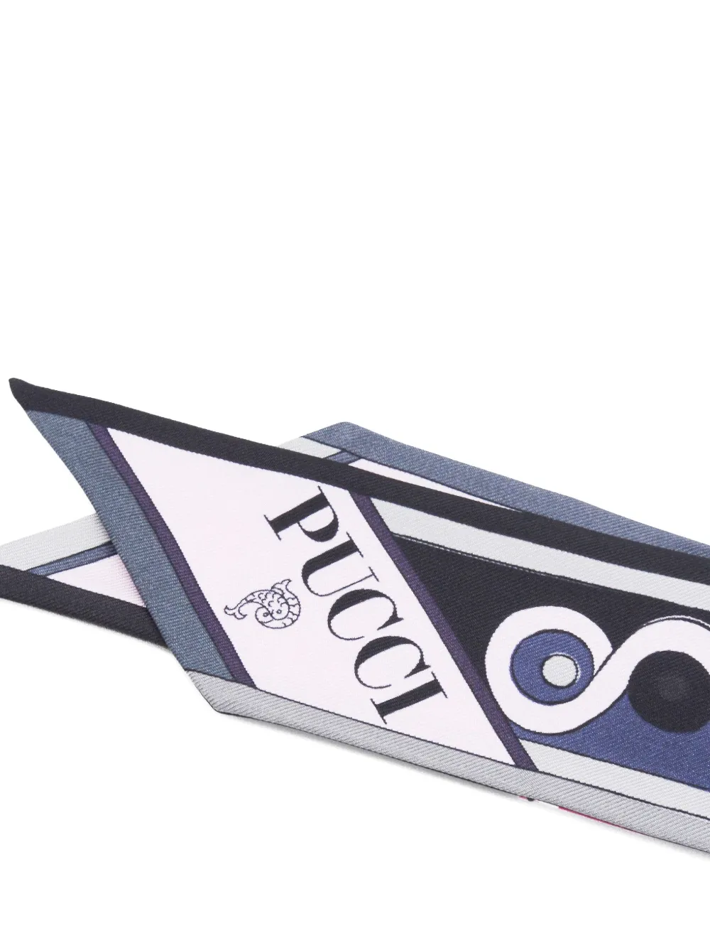 PUCCI printed silk scarf - Zwart