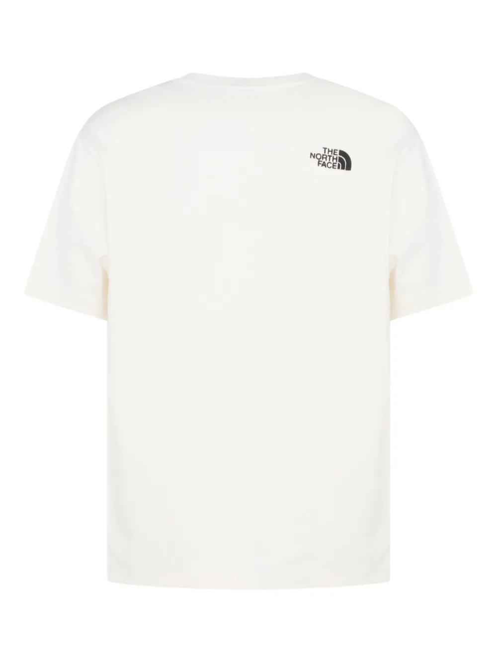The North Face T-shirt met print - Wit