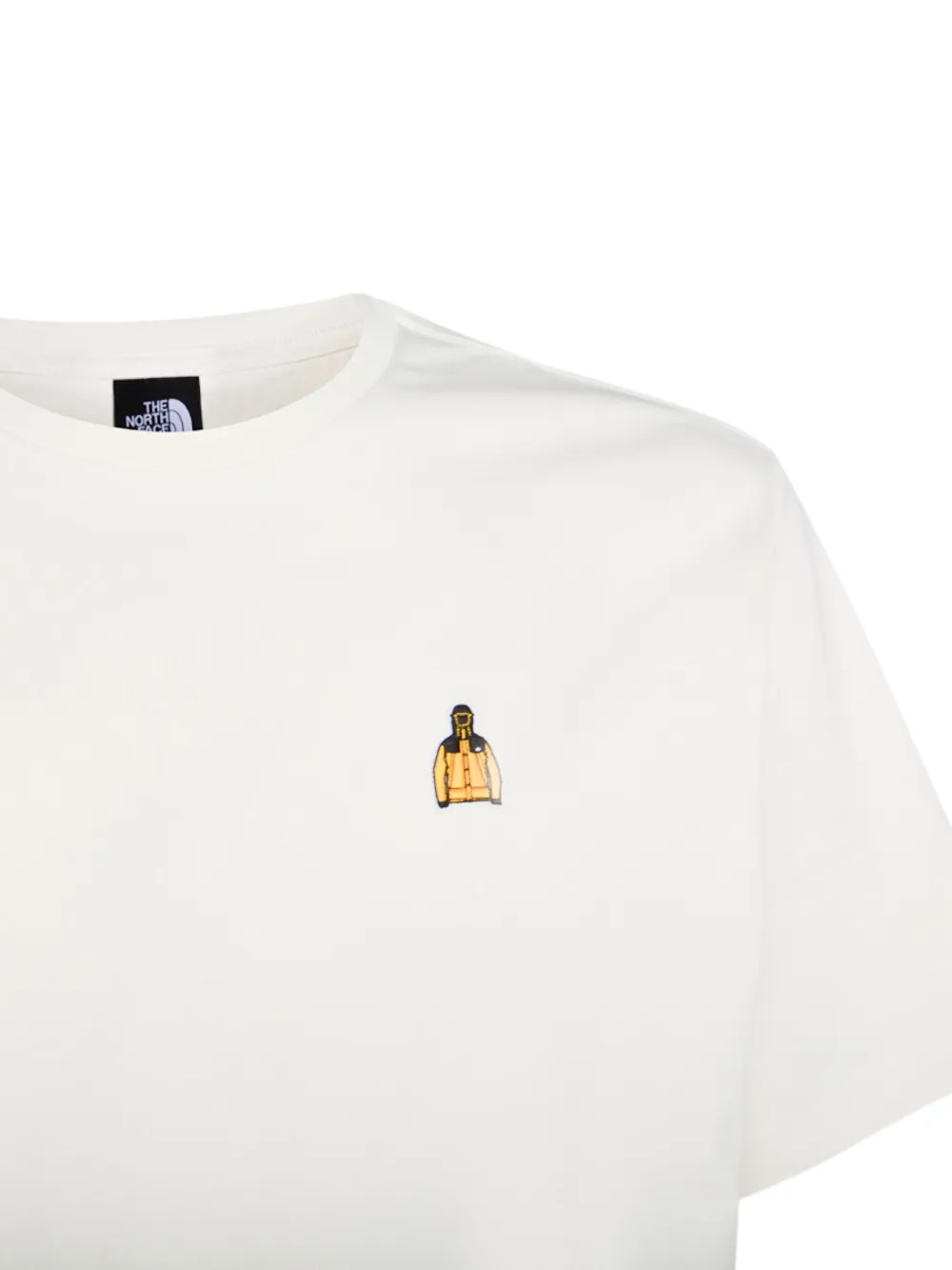The North Face T-shirt met print Wit
