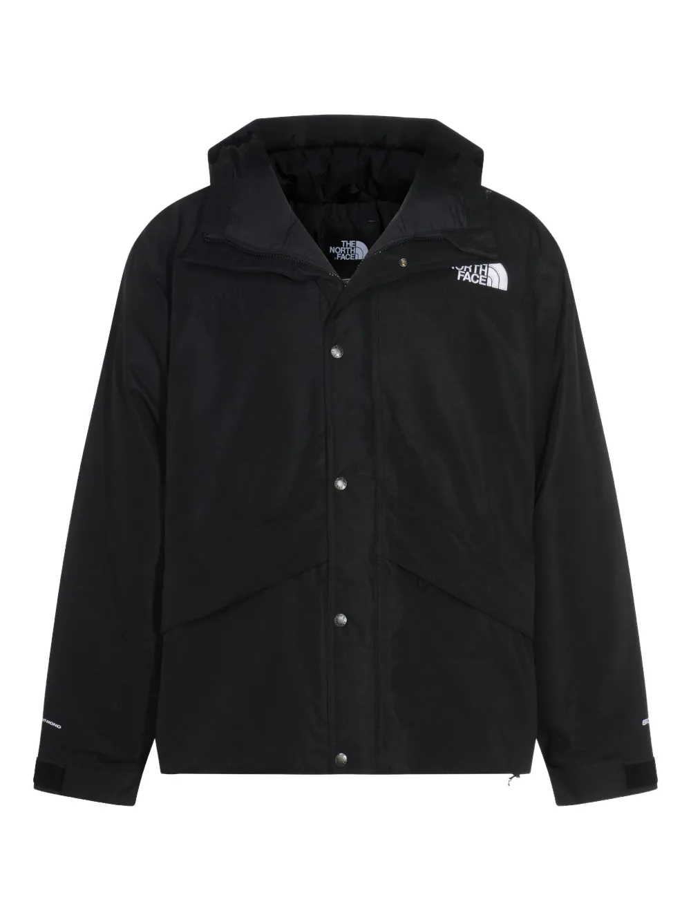 The North Face Insulated Hooded Jackets Featuring Adjustable Cuffs In Black