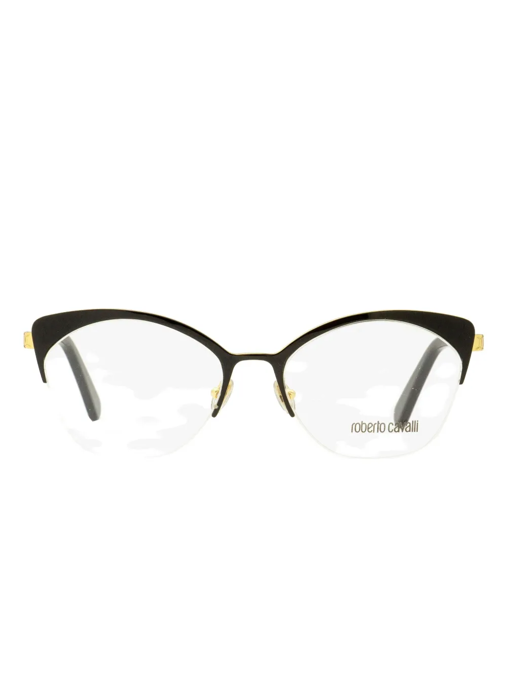 Roberto Cavalli Butterfly-frame Glasses In Black