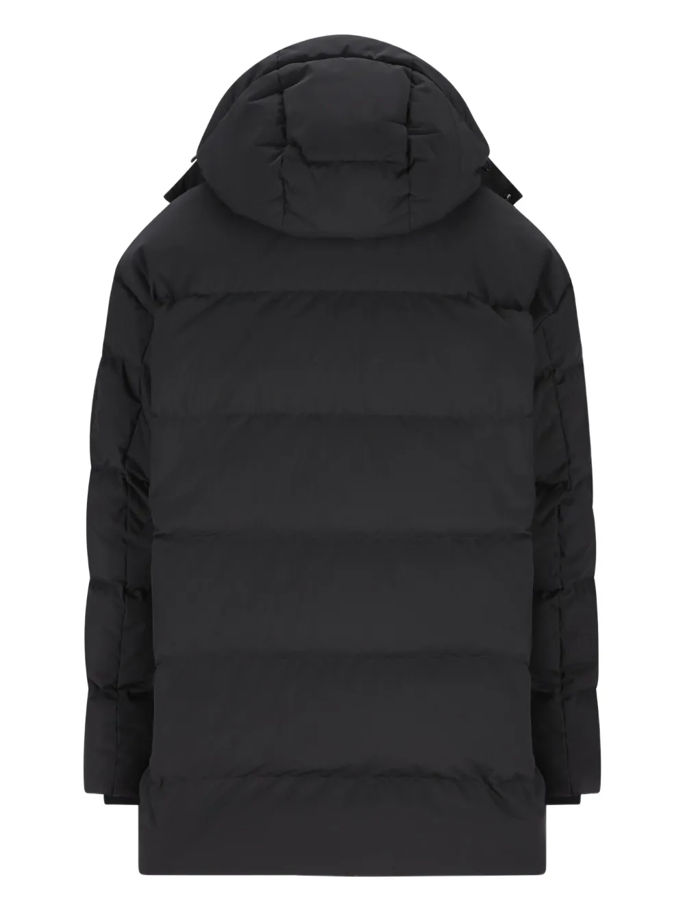 Herno hooded pocket coat - Zwart