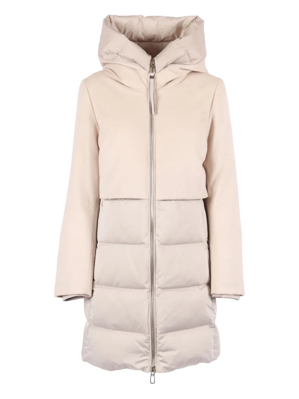 Duno Hooded Coat In Neutral