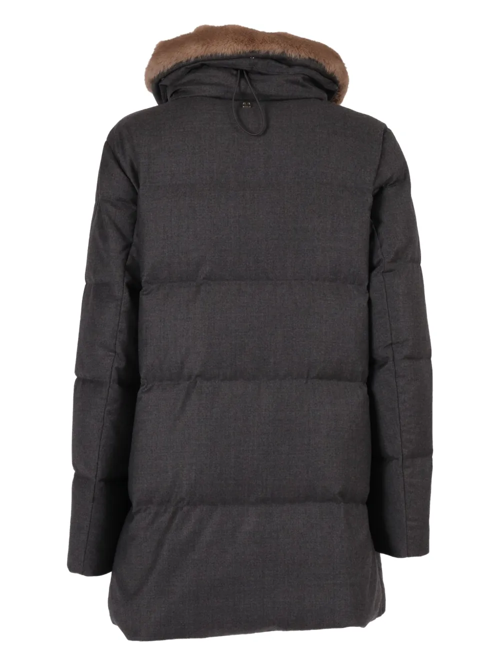 Duno Marble Buttoned Collar Jacket In Gray