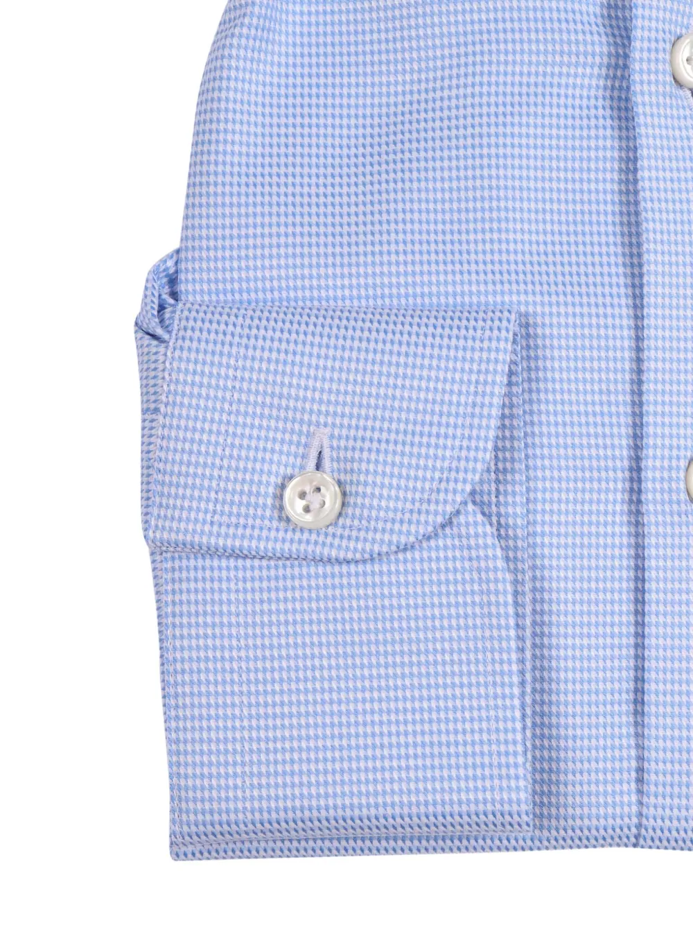 Sonrisa Light Blue Micro-check Formal Shirt In Blue