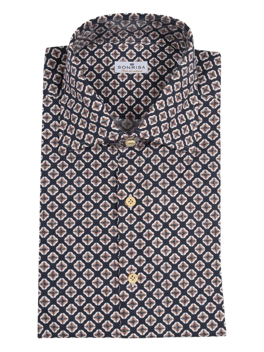 Sonrisa patterned shirt | Blue | Image 1