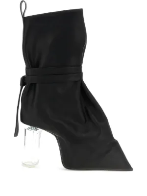 Rick Owens Beatle Mega Tractor 100mm ブーツ | ブラック | FARFETCH JP