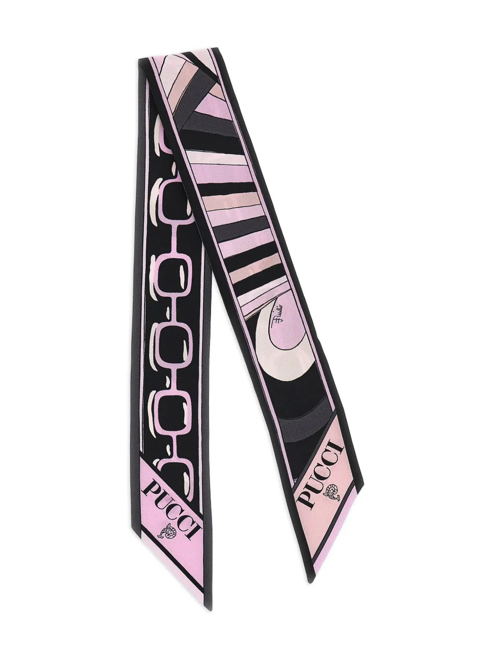 PUCCI printed silk scarf - Roze