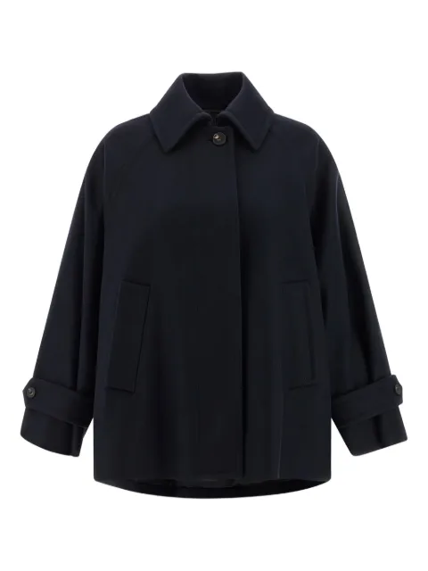 Alberto Biani button batwing-sleeve coat