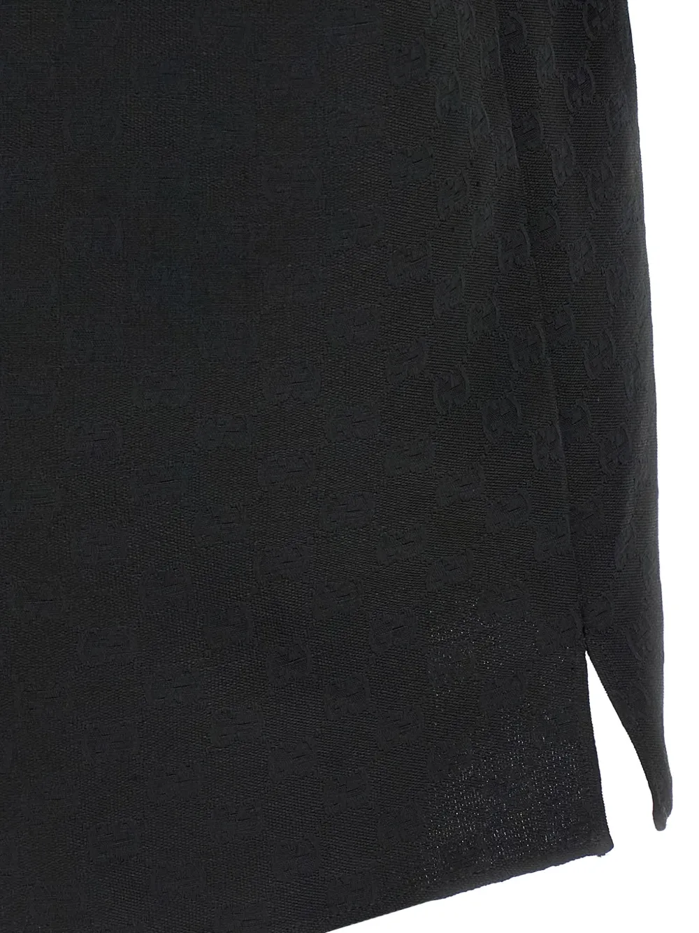 Gucci Classic Short-sleeve Cotton Shirt In Black