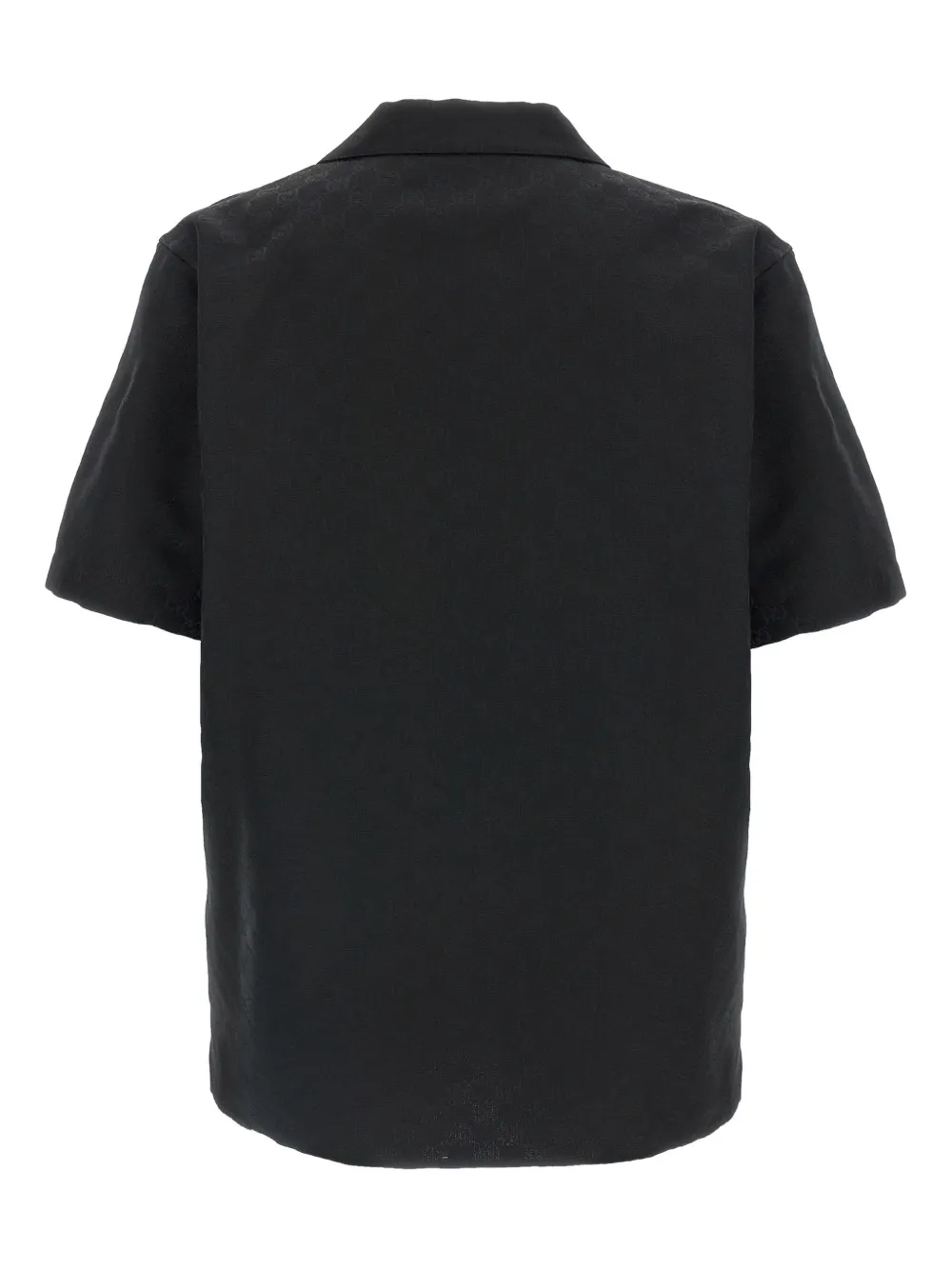 Gucci jacquard bowling shirt - Zwart