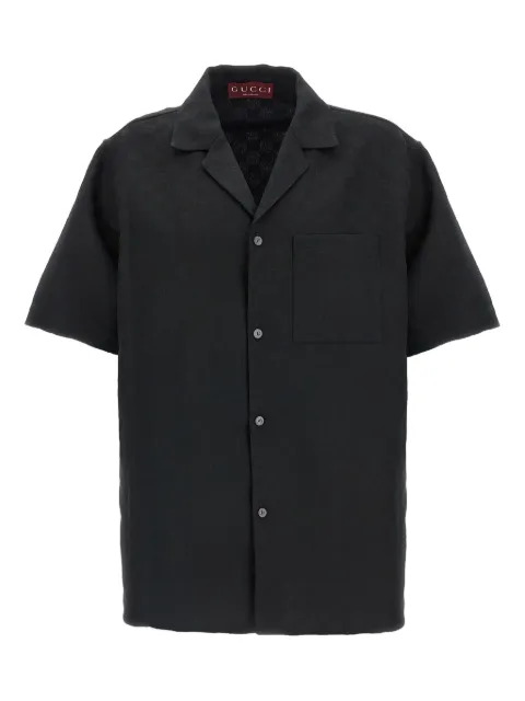 Gucci jacquard bowling shirt