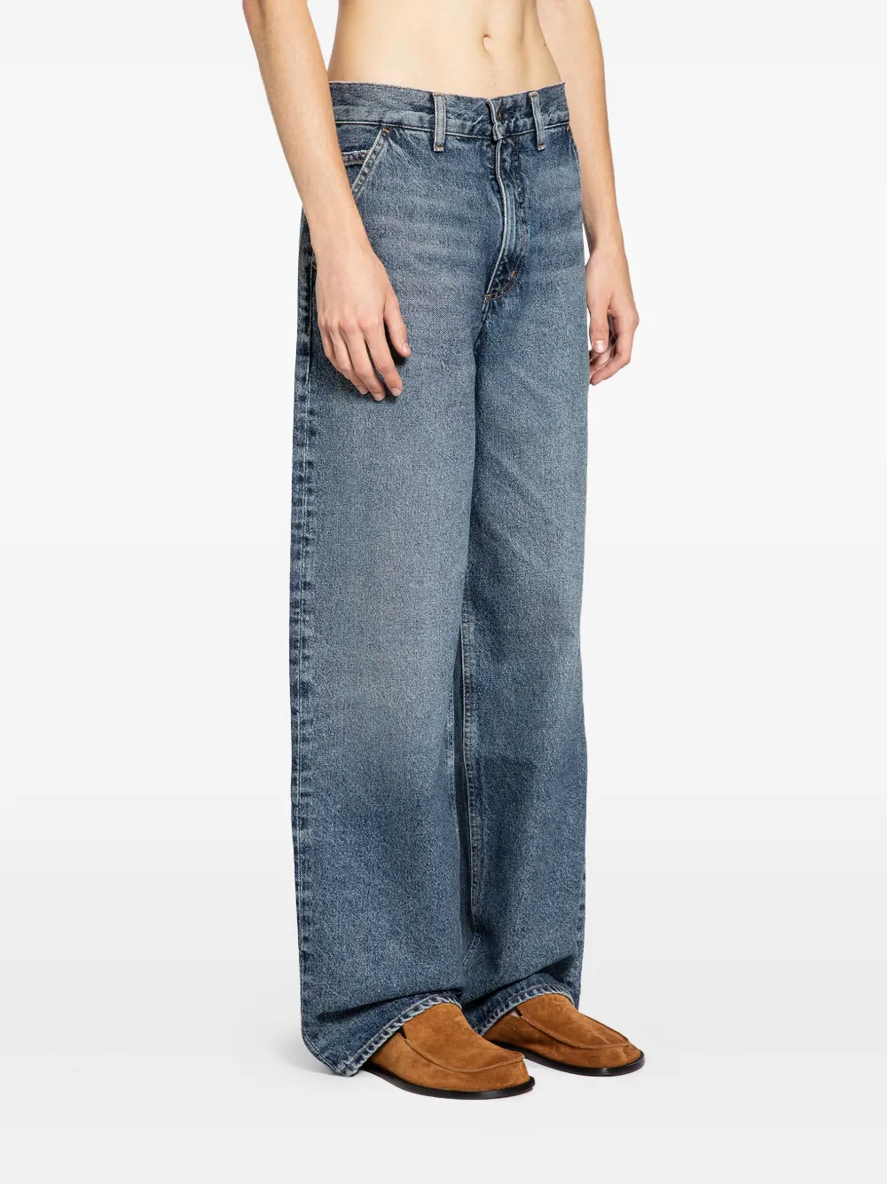 AGOLDE Benton jeans met zak Blauw