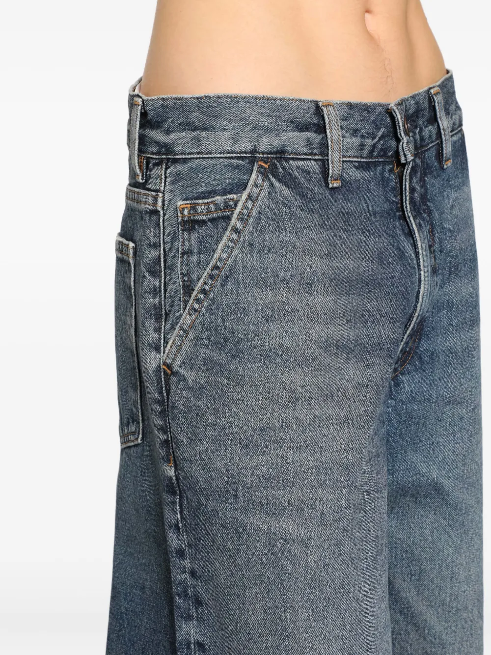 AGOLDE Benton jeans met zak Blauw