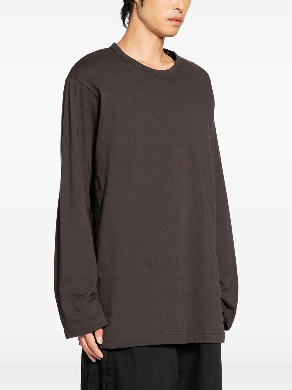 Yohji Yamamoto long-sleeve T-shirt - Grijs