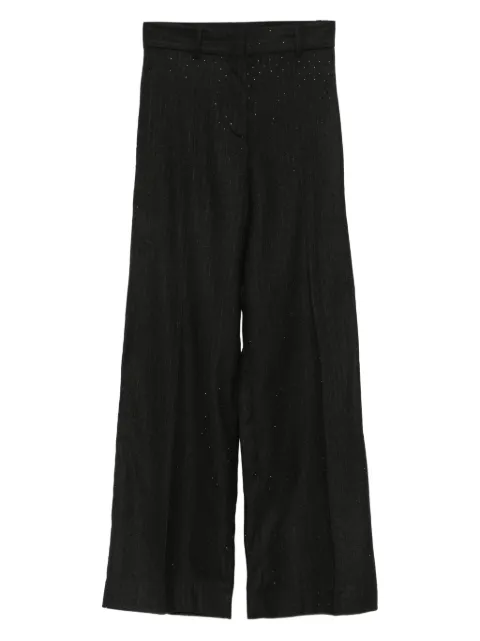 Maje rhinestone pinestripe trousers