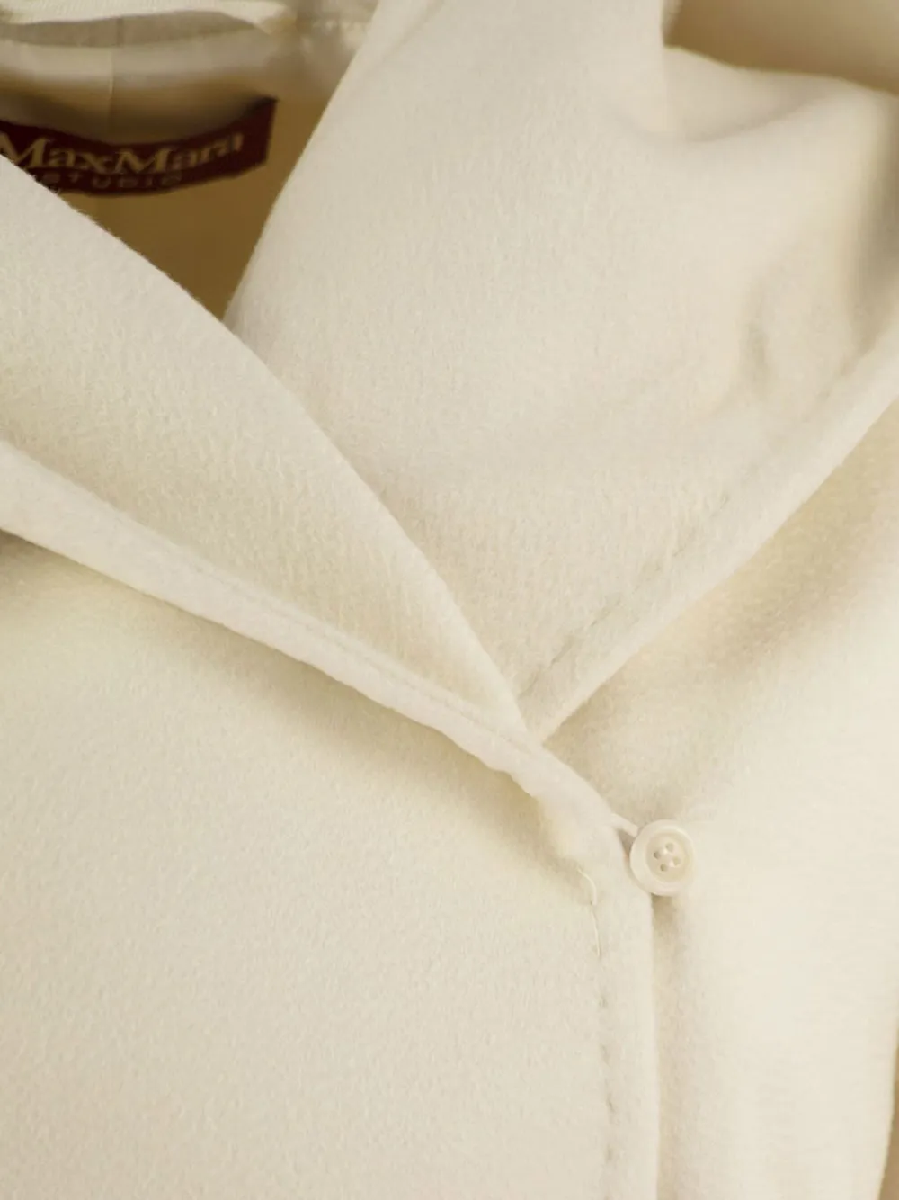 Max Mara Cappotto Newmang Bianco In Neutral