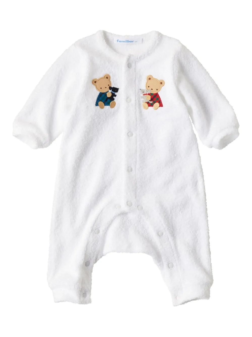 Familiar Textured Romper In White