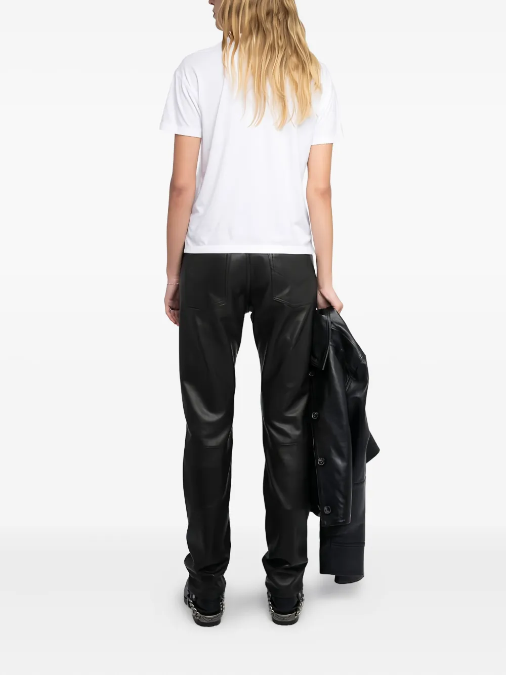 Zadig & Voltaire Marta Short-sleeve T-shirt In White