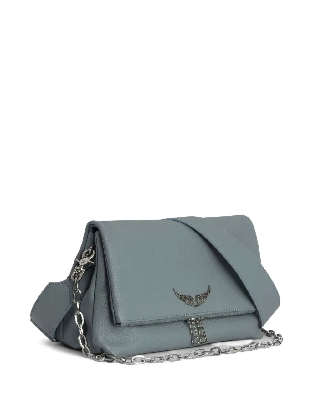 Zadig&Voltaire logo-plaque shoulder bag - Blauw