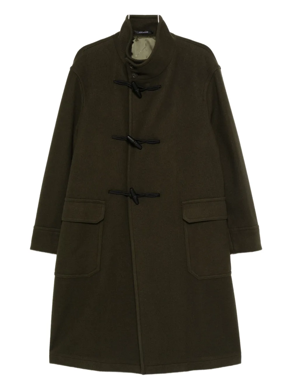 Tagliatore toggle wool coat - Verde