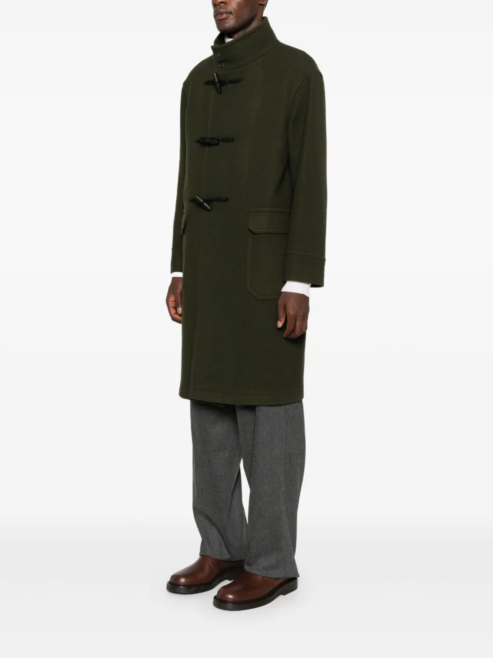 Tagliatore Wollen jas Groen