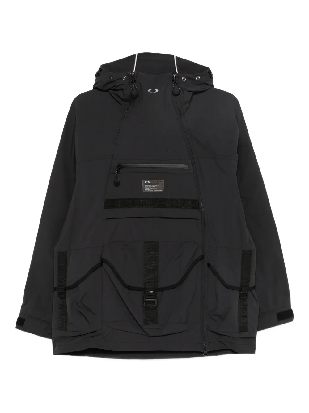 Oakley Stroke Hooded Jacket In Black