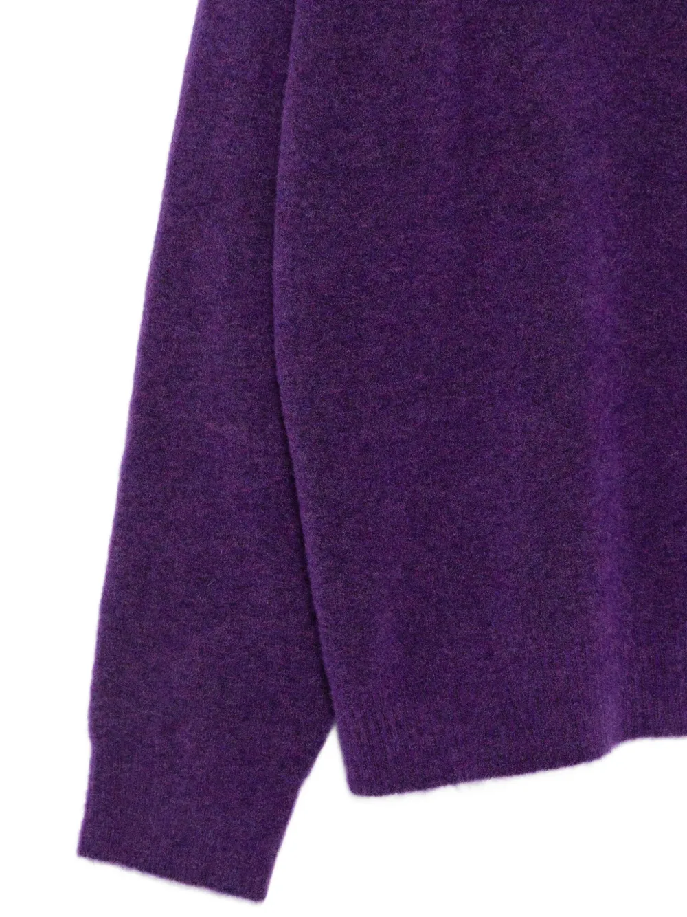 Roberto Collina Sweater met ronde hals Paars