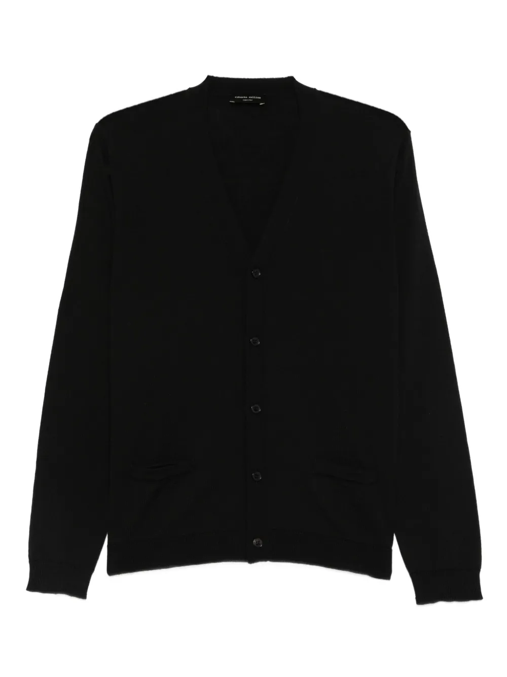 Roberto Collina fine-knit cardigan | Black | Image 1
