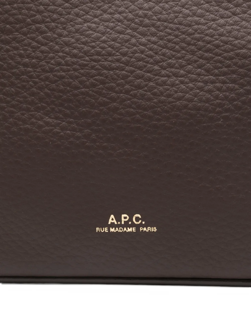 Apc Maxi Shopping Bag With Single Shoulder Strap In Brown