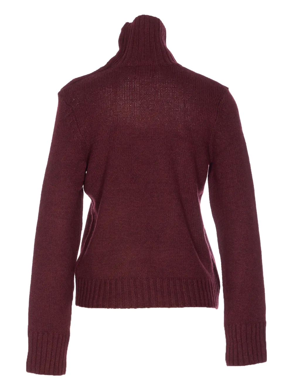 Zadig & Voltaire Nalma High-neck Sweater In Burgundy