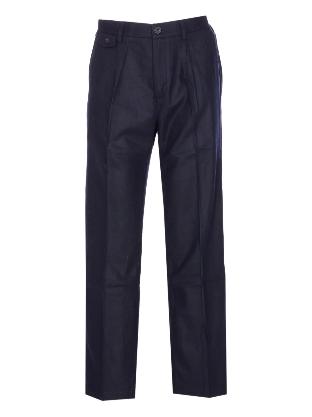 Edmmond Studios Jack front-pleat trousers - ブルー Edmmond Studios Jack front-pleat trousers - ブルー