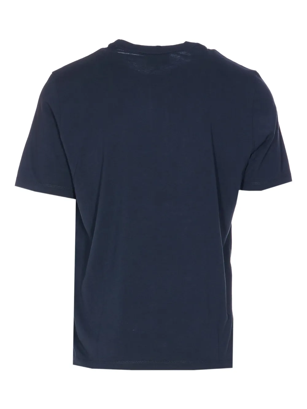 Maison Kitsuné logo-patch t-shirt - Blauw