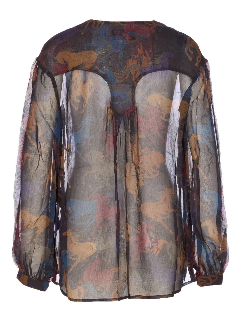 Zadig&Voltaire Tamela long-sleeve blouse - Bruin