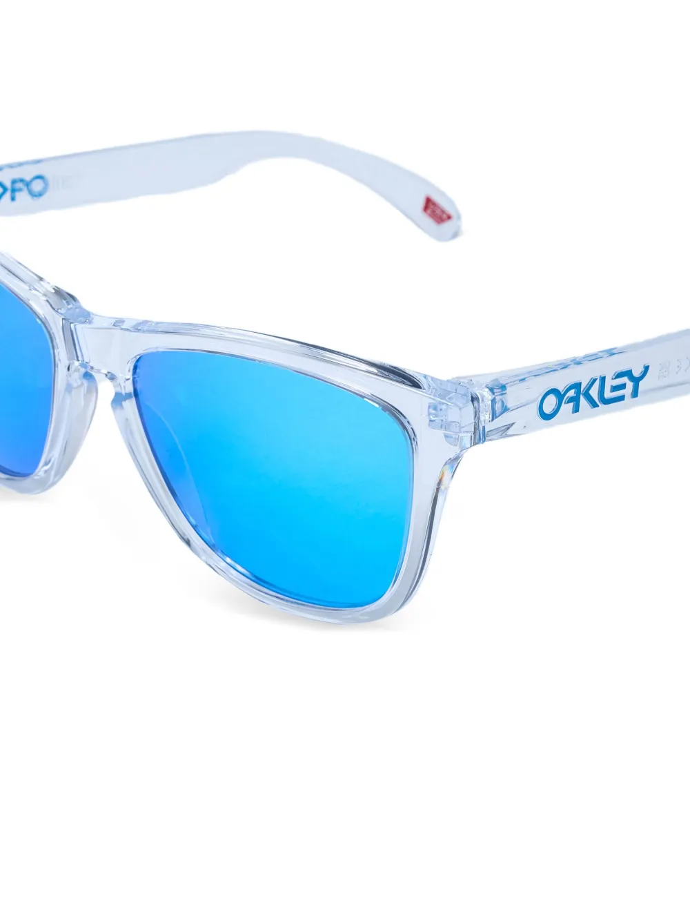Oakley Zonnebril met vierkant montuur Wit