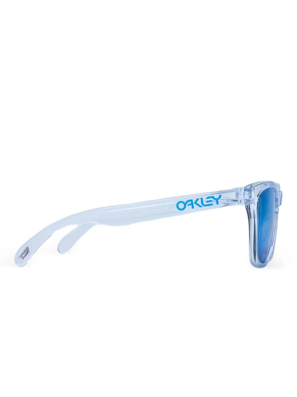 Oakley Zonnebril met vierkant montuur Wit