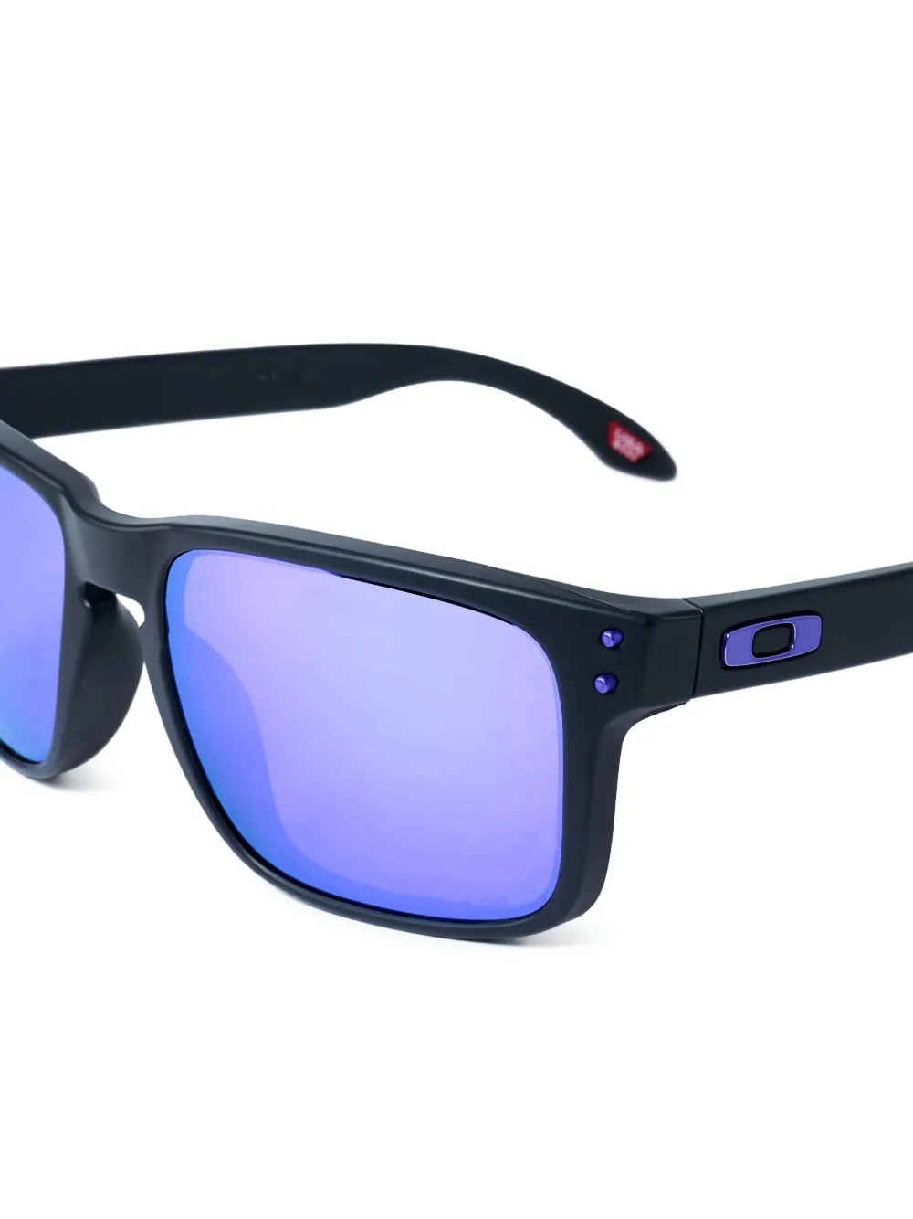 Oakley Zonnebril met vierkant montuur Zwart