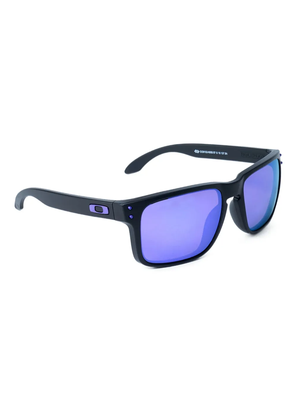 Oakley logo-detail square-frame sunglasses - Zwart