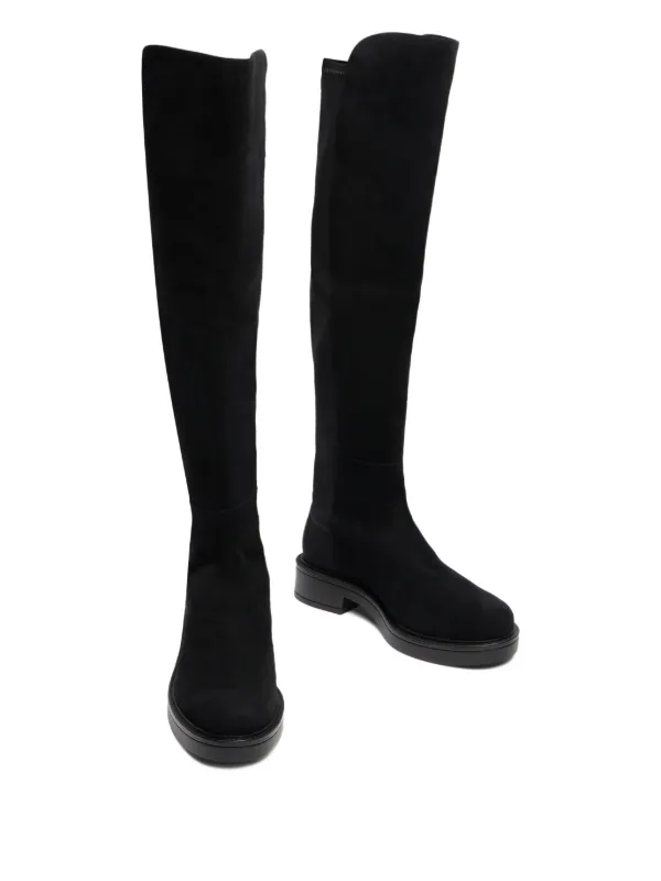 【新品未使用品】STUART WEITZMAN 黒 5050 Stuart Weitzman 5050 Celia ブーツ | ブラック | FARFETCH JP
