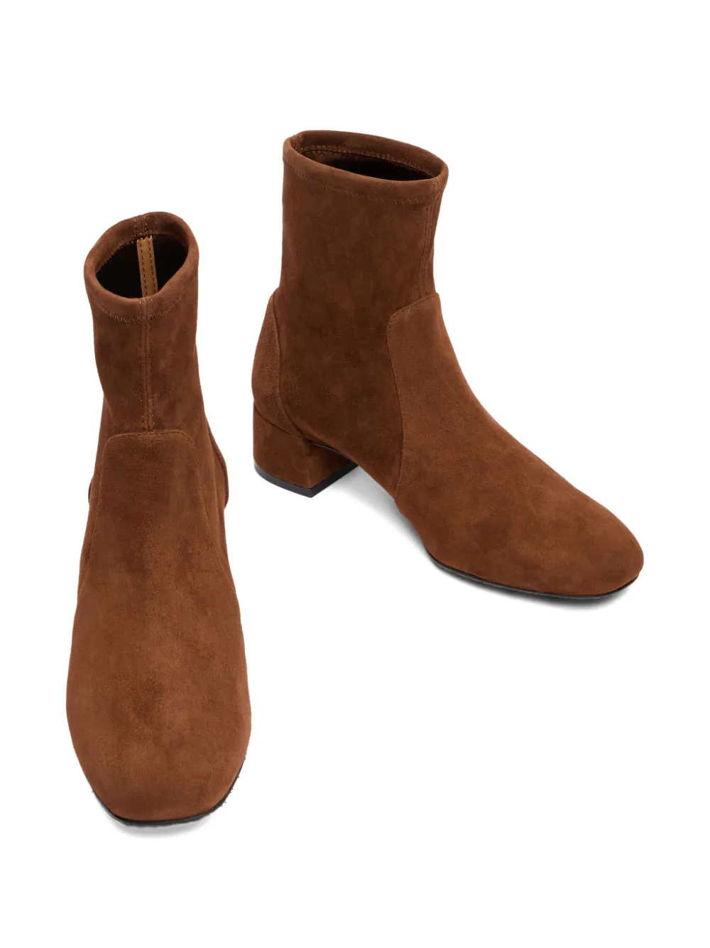Stuart Weitzman 50mm Maeve Ankle Boots In Brown