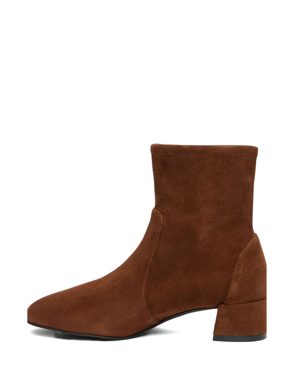 Stuart Weitzman 50 mm Maeve enkellaarzen Bruin