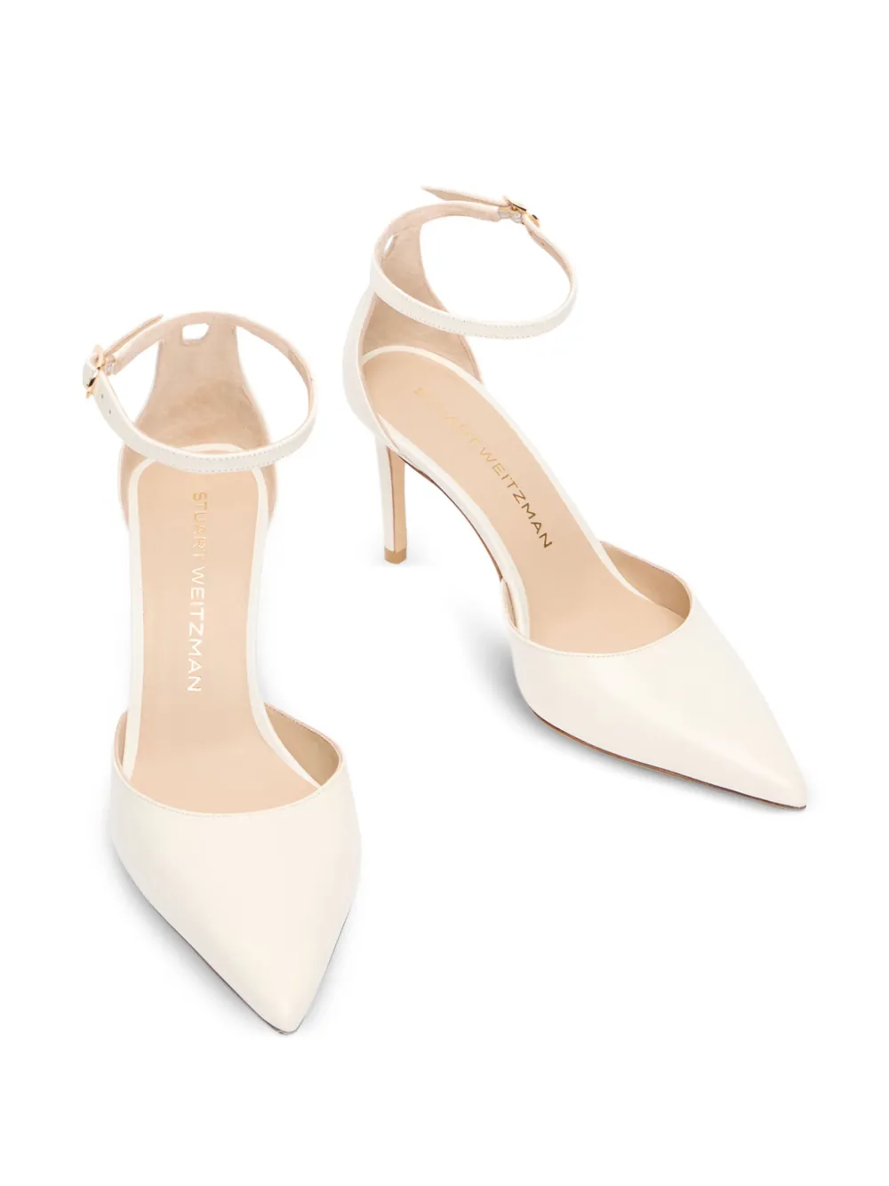 Stuart Weitzman 85 mm Stuart Power pumps Beige