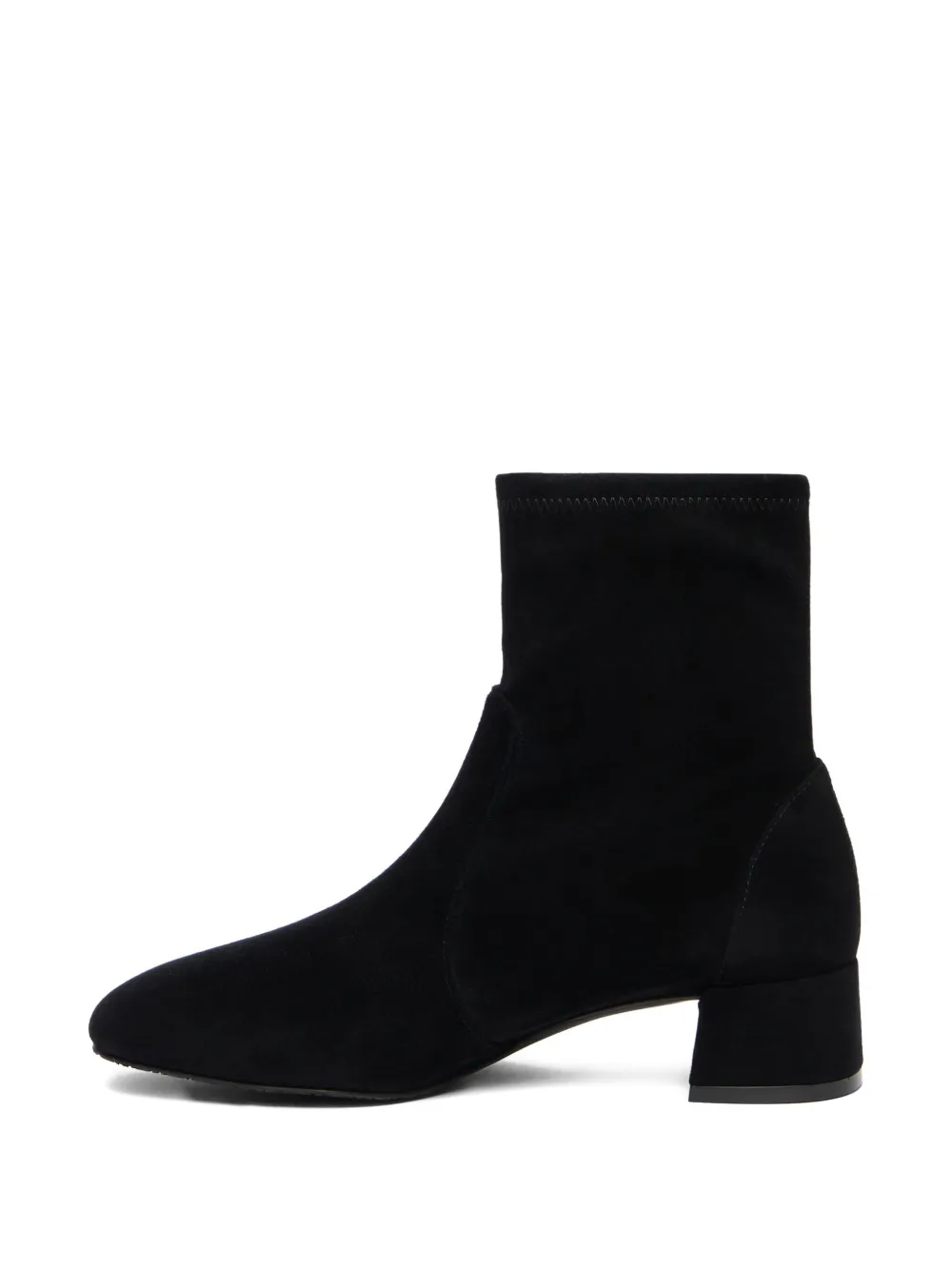Stuart Weitzman Maeve Suede Booties In Black