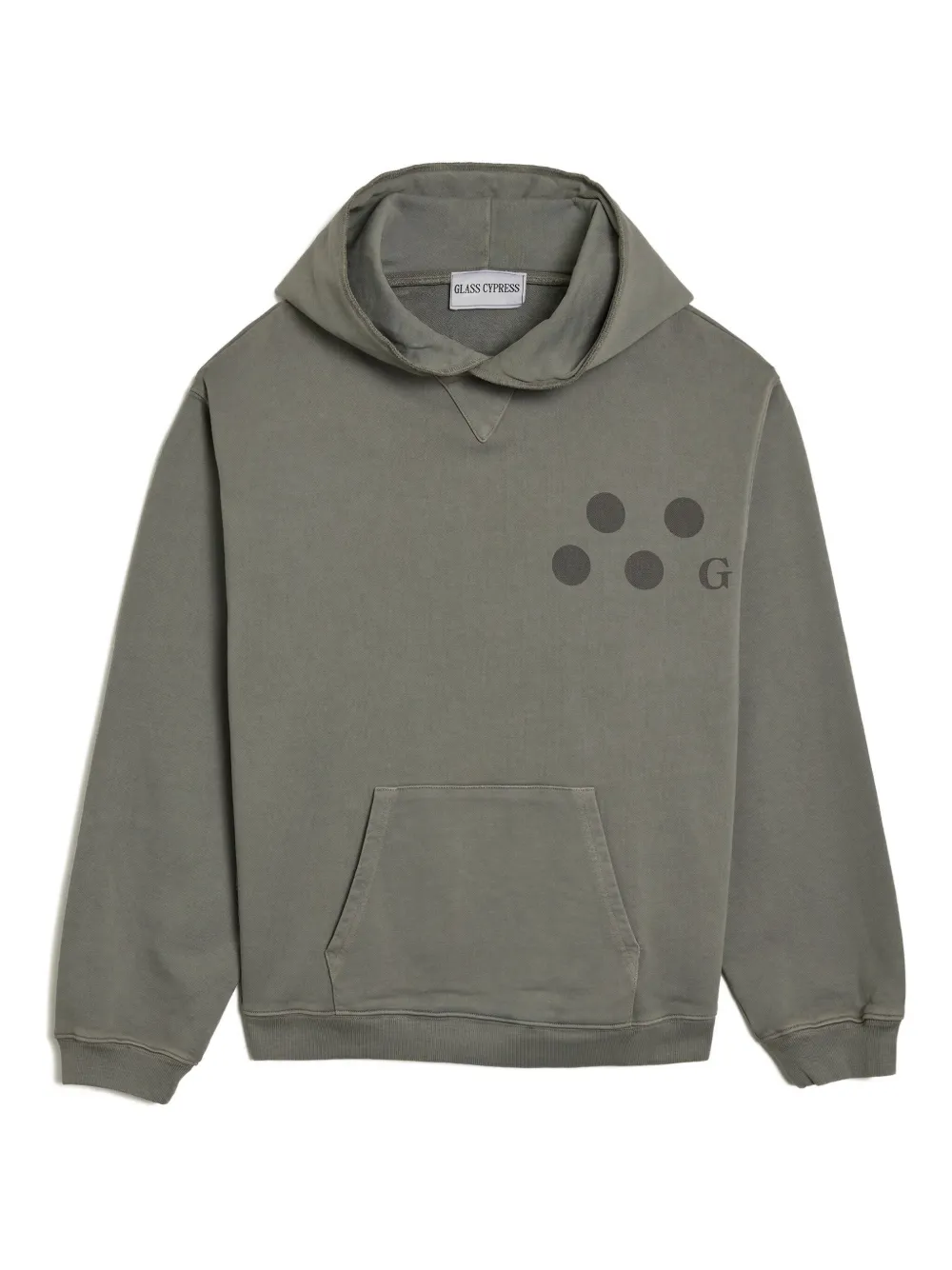 Glass Cypress hoodie con logo estampado | gris | Image 1